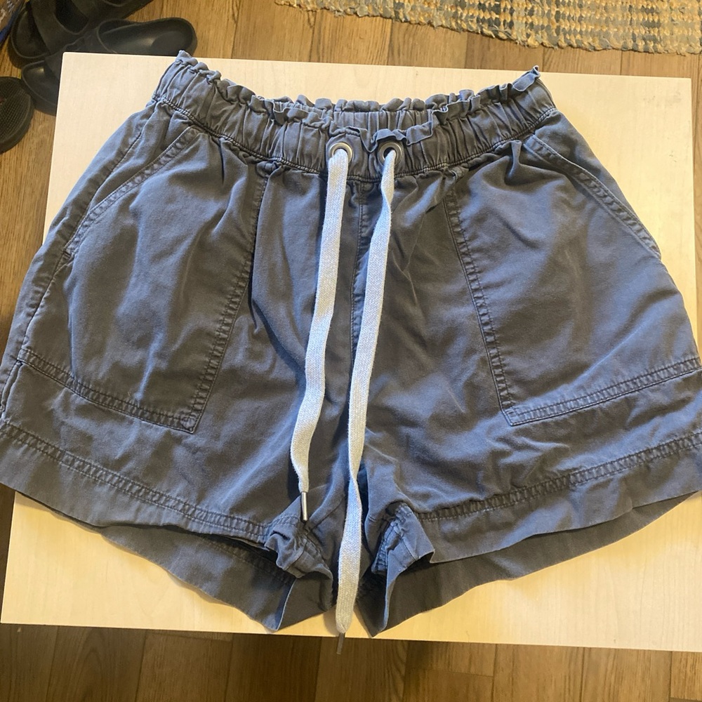 aerie black Drawstring Athletic Shorts